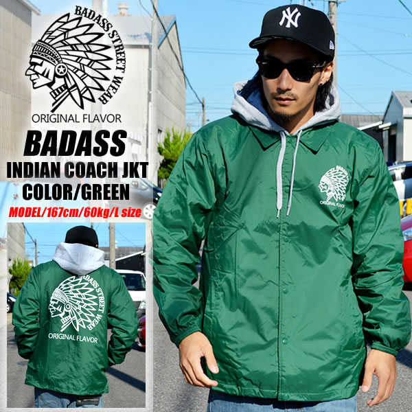 楽天市場】完売御礼！ BADASS バダス インディアンコーチジャケット