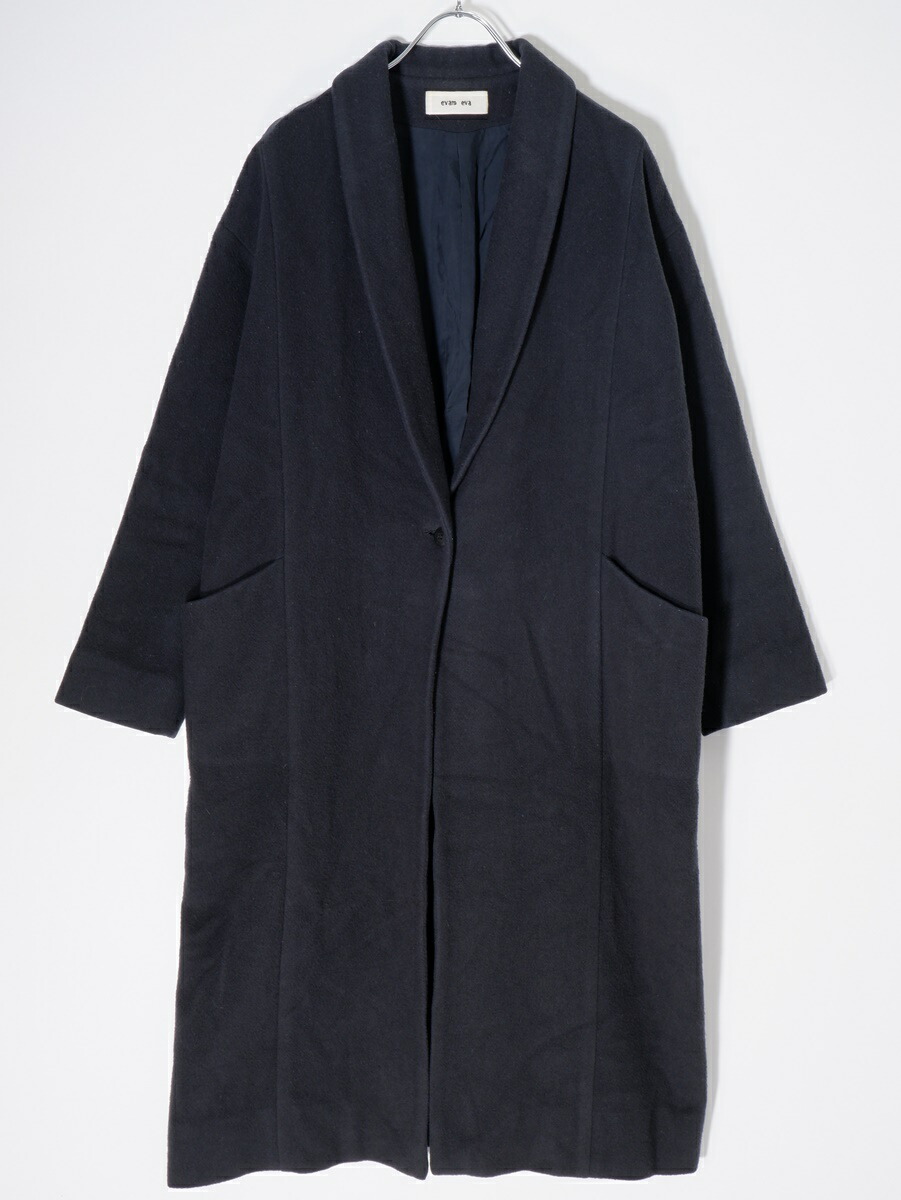 楽天市場】evam eva press wool coatの通販