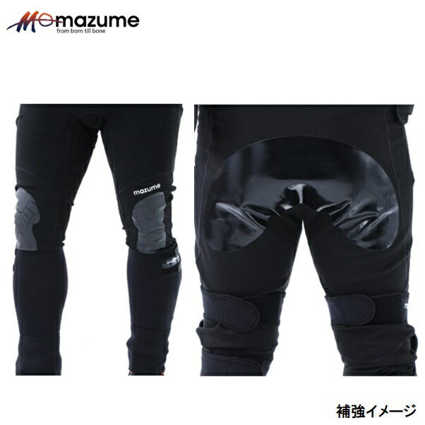 楽天市場】マズメ ライトウェットタイツ ブラック L MZWT-615