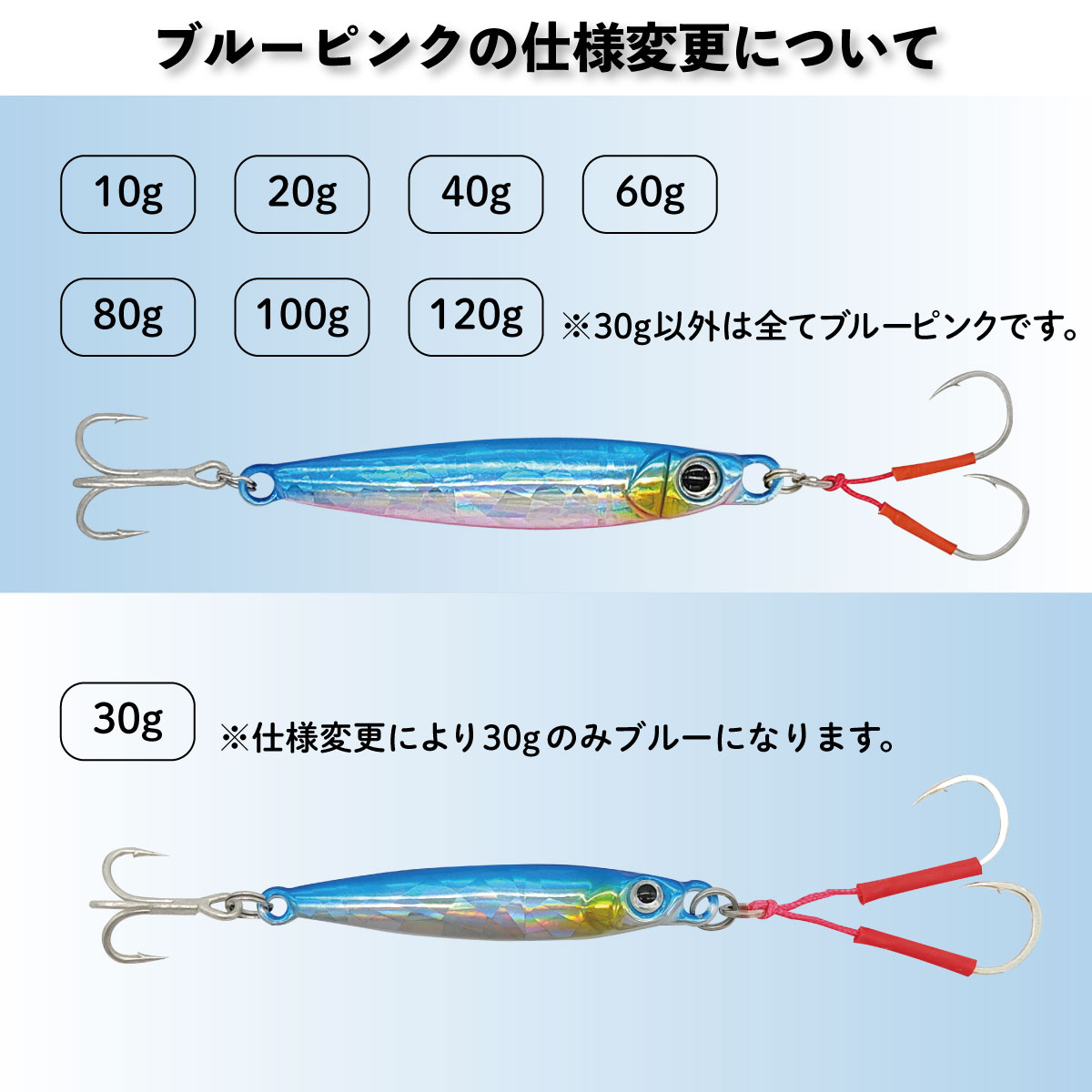楽天市場】メタルジグ ルアー タングステン合金 3色 6色セット 10g 20g
