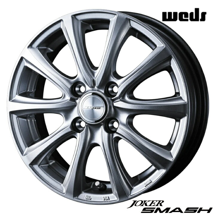 楽天市場】14×5.5J インセット+38 4H100Weds ウェッズ ジョーカー