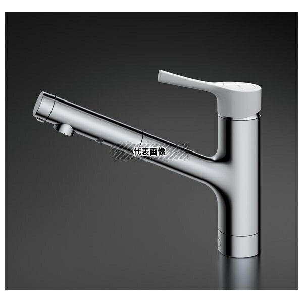 TOTO 台付シングル混合水栓(エコシングル、ハンドシャワー) TKS05306J