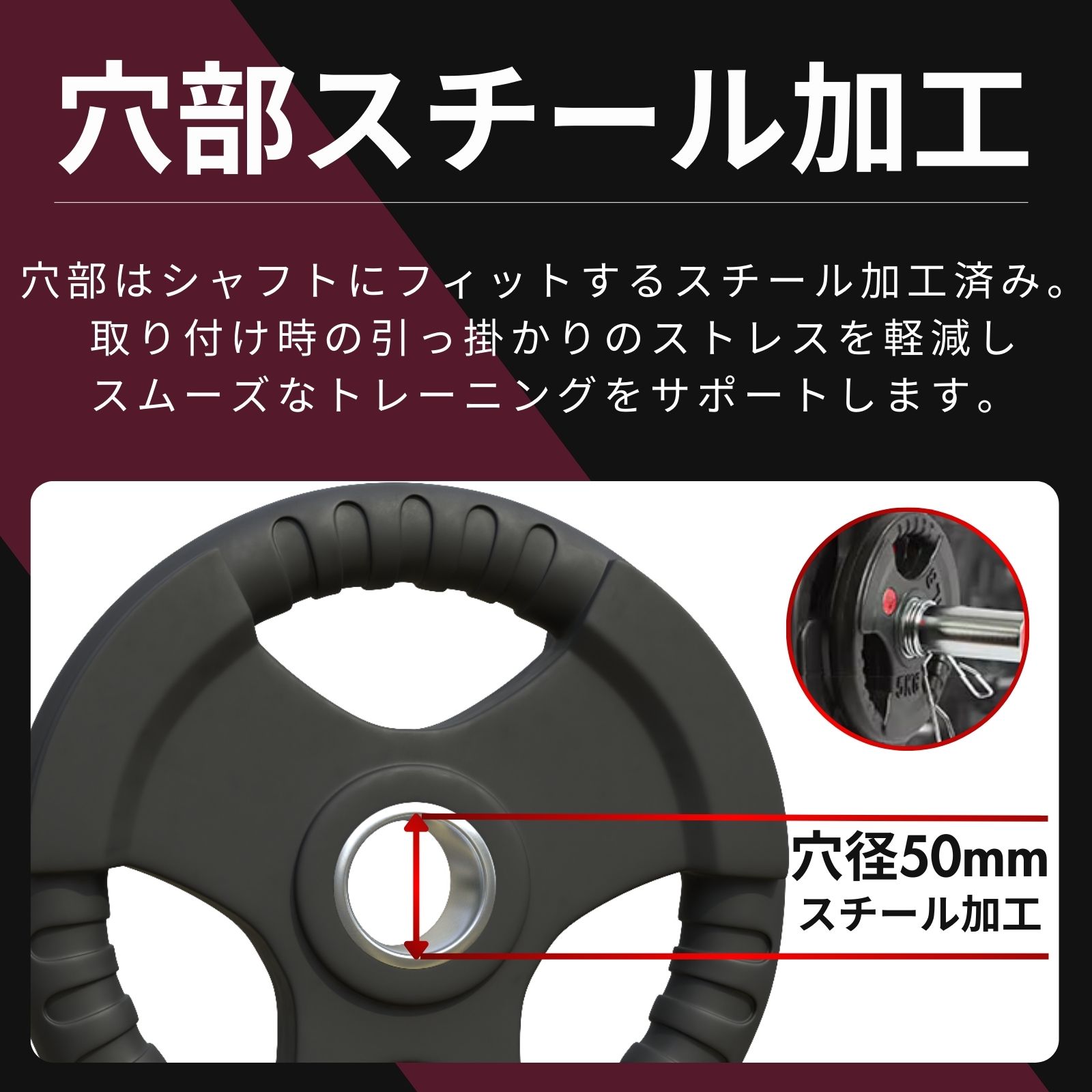 楽天市場】□大手24時間ジムも導入□バーベルプレート 計20kg(10kg×2枚