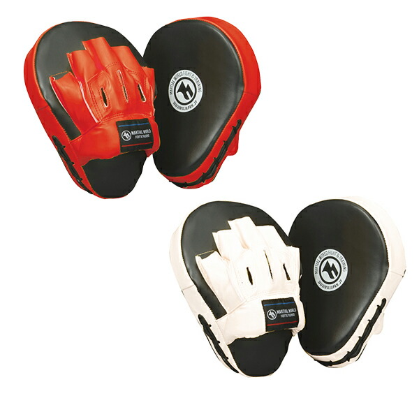 楽天市場】パンチングミットSP（左右ペア）合皮 [MARTIAL WORLD