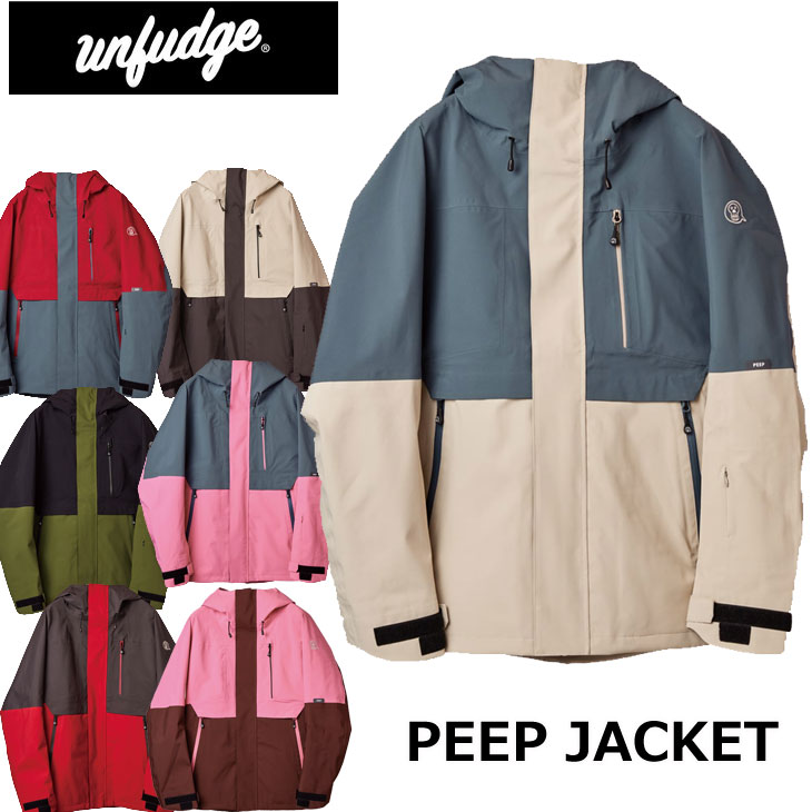 楽天市場】24-25 unfudge snow wear ウエアー PEEP JACKET ピープ