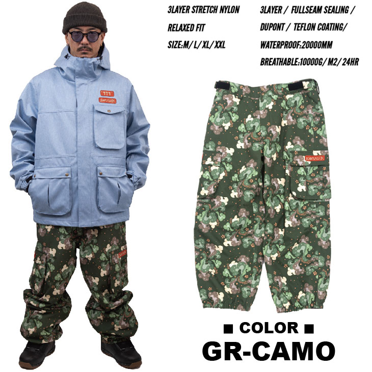 楽天市場】25-26 NOMADIK ノマディック スノボ ウェアー 777 PANTS