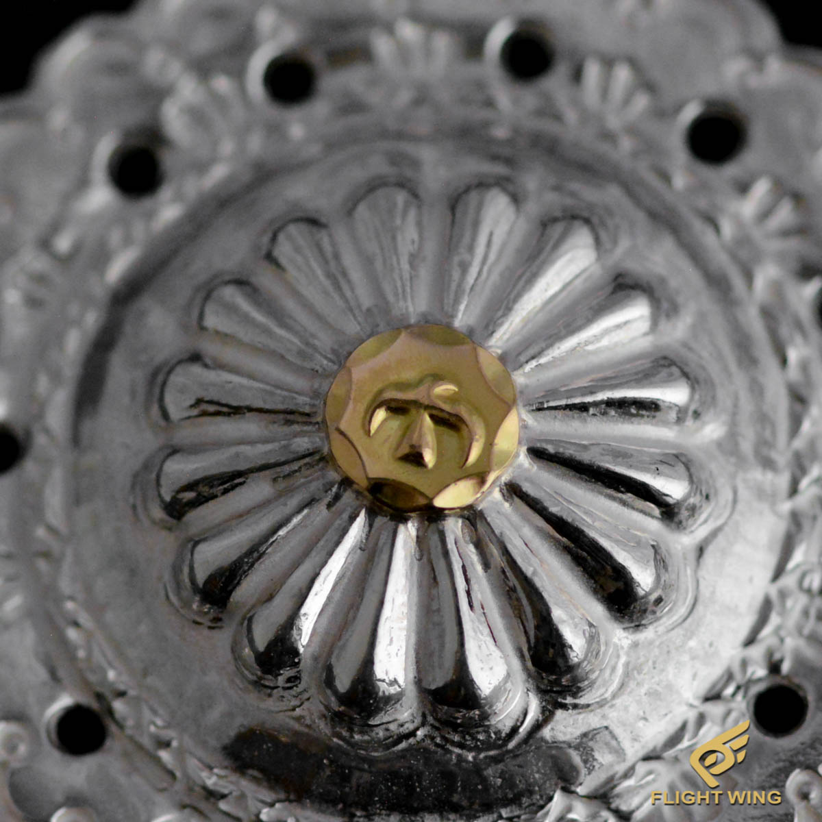 楽天市場】【Goro's ゴローズ】K18メタル付きフラワーコンチョ【新品