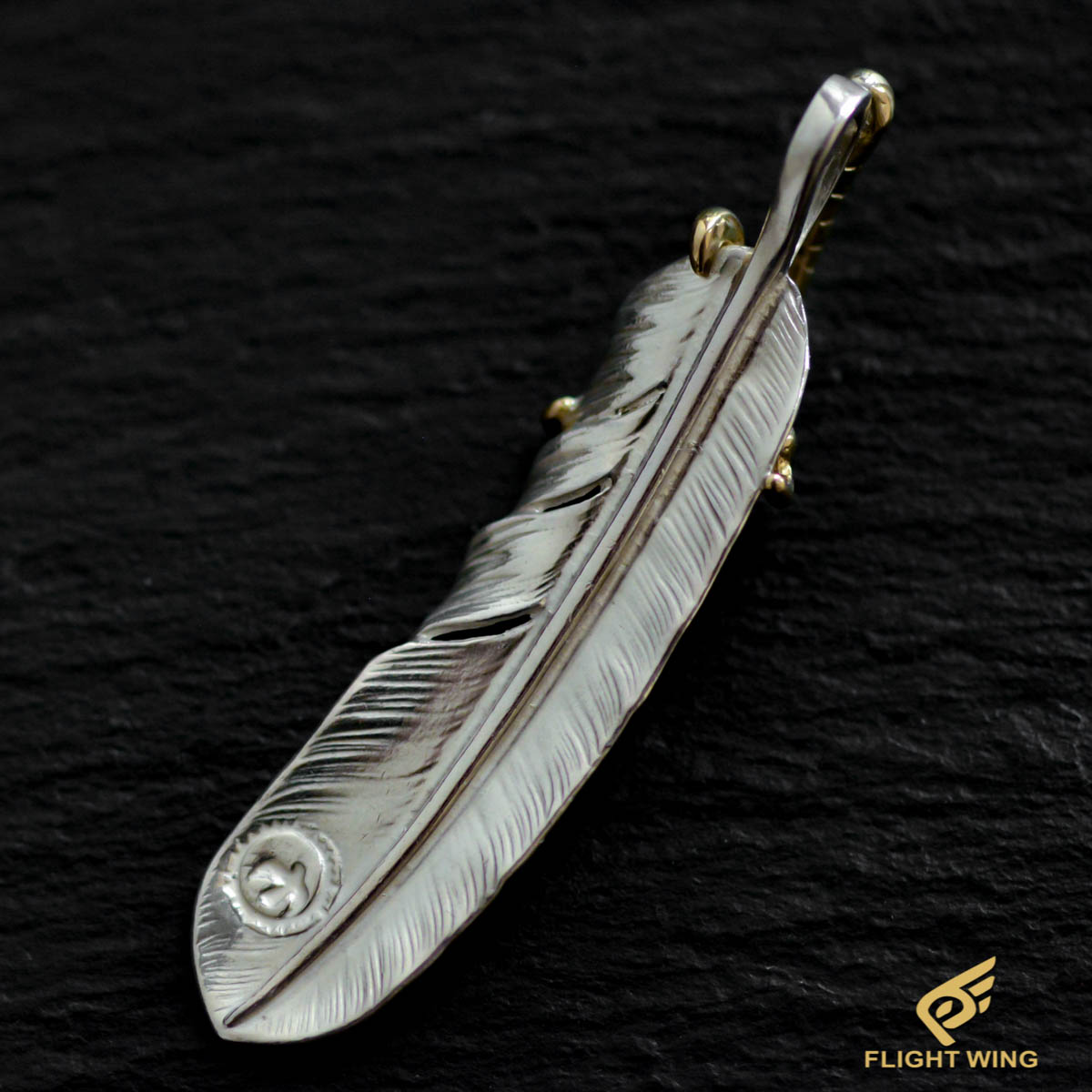 楽天市場】【Goro's ゴローズ】金爪メタル付き特大フェザー(左) 【中古