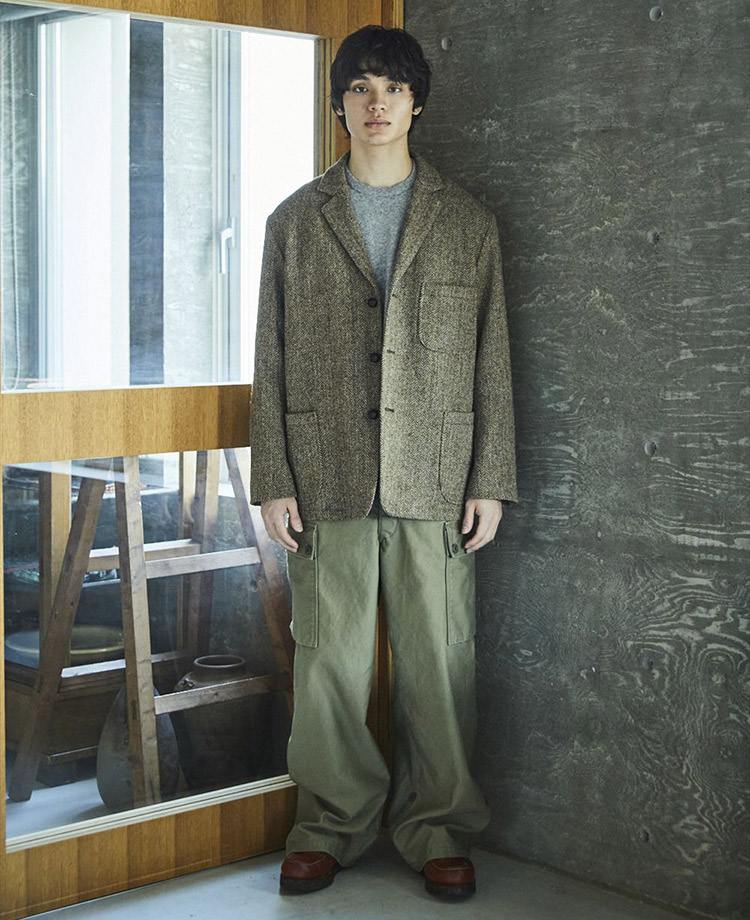 楽天市場】orSlow オアスロウ 01-6153-H47 Relax Fit Harris Tweed