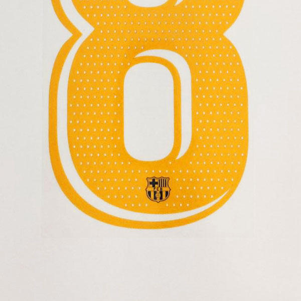 楽天市場】イニエスタ バルセロナ マーキングシート 8番 背番号 ホーム