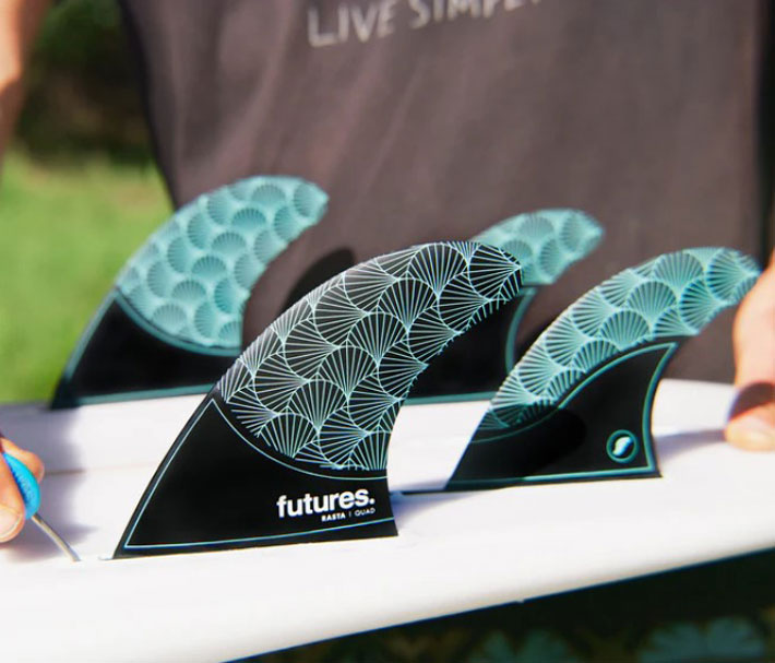 楽天市場】FUTURES FIN フューチャーフィン RTM HEX RASTA QUAD 3.0