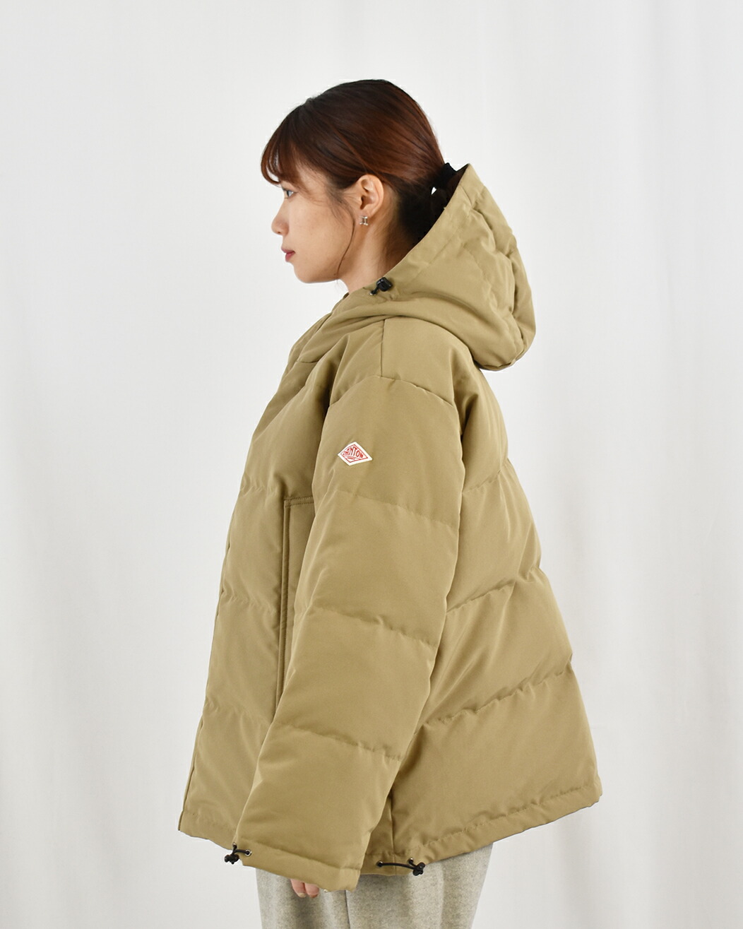 楽天市場】DANTON フーデッド ダウンジャケット ダントン レディース