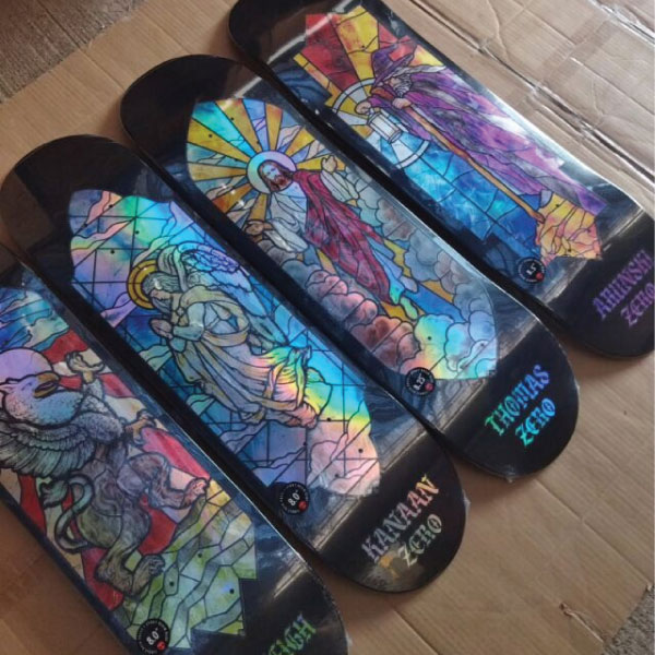 楽天市場】ゼロ スケートボード ZERO SKATEBOARDS KANAAN STAINED