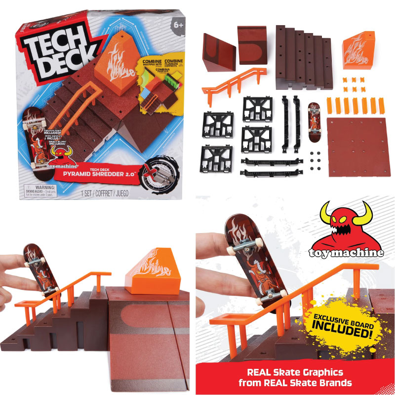 楽天市場】テックデッキ 指スケ アイテムセット Tech Deck Pyramid