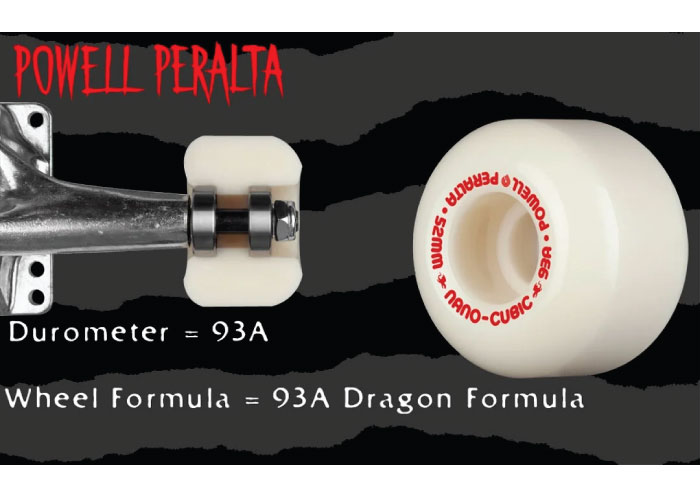 楽天市場】パウエル ドラゴン ウィール POWELL DRAGON NANO CUBIC 52mm