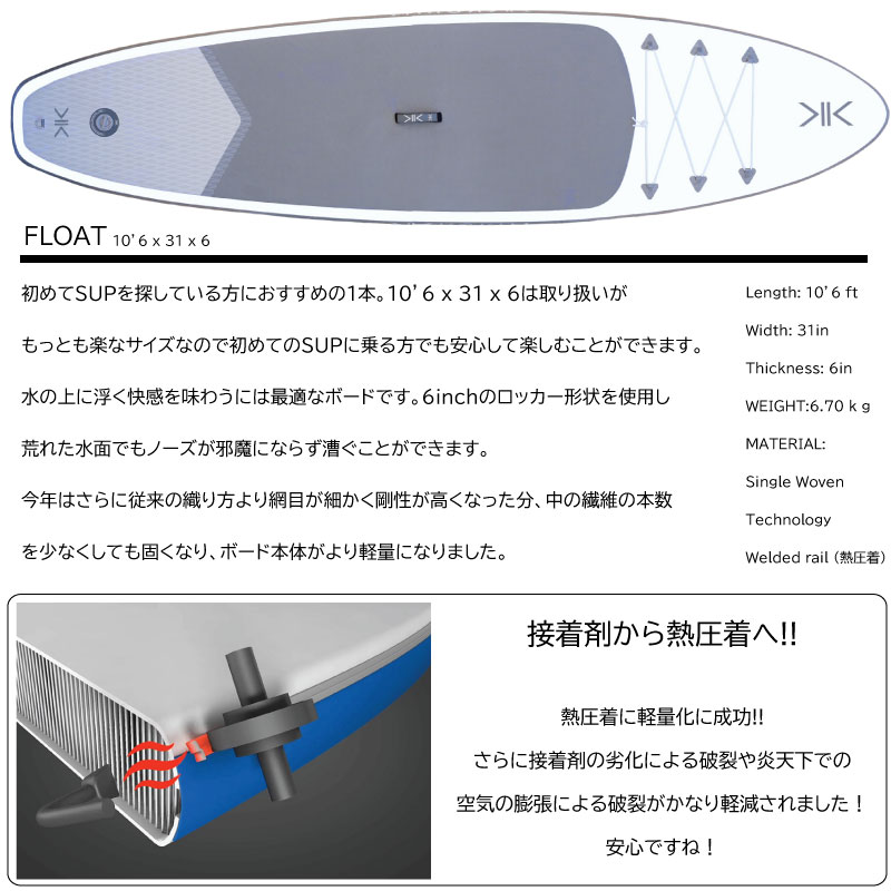 楽天市場】コクア サップ KOKUA SUP オールラウンドモデル KOKUA FLOAT