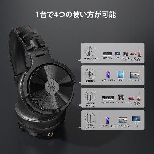 楽天市場】OneOdio Studio Max 1 DJモニターヘッドホン ワイヤレス