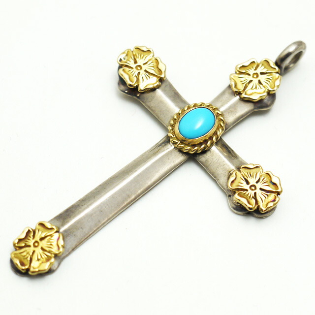 楽天市場】goro's(ゴローズ) フォーローズ＆金縄ターコイズ付クロス