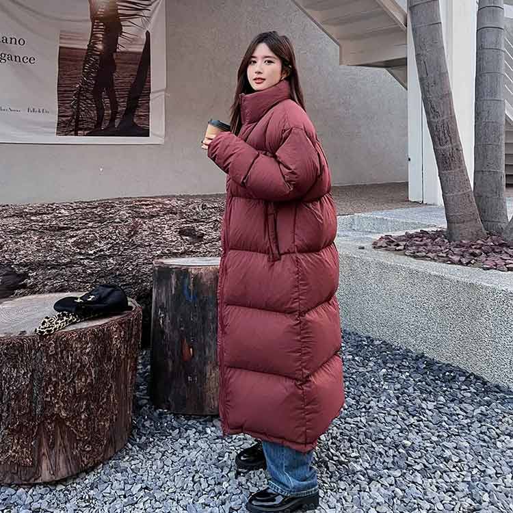 楽天市場】超ロングコート ベンチコート レディース 中綿ジャケット