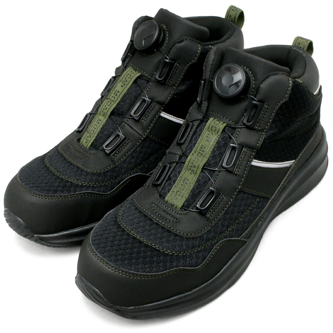 楽天市場】MOCAP ダイヤル式 安全靴 スニーカー ハイカット 通気 軽量