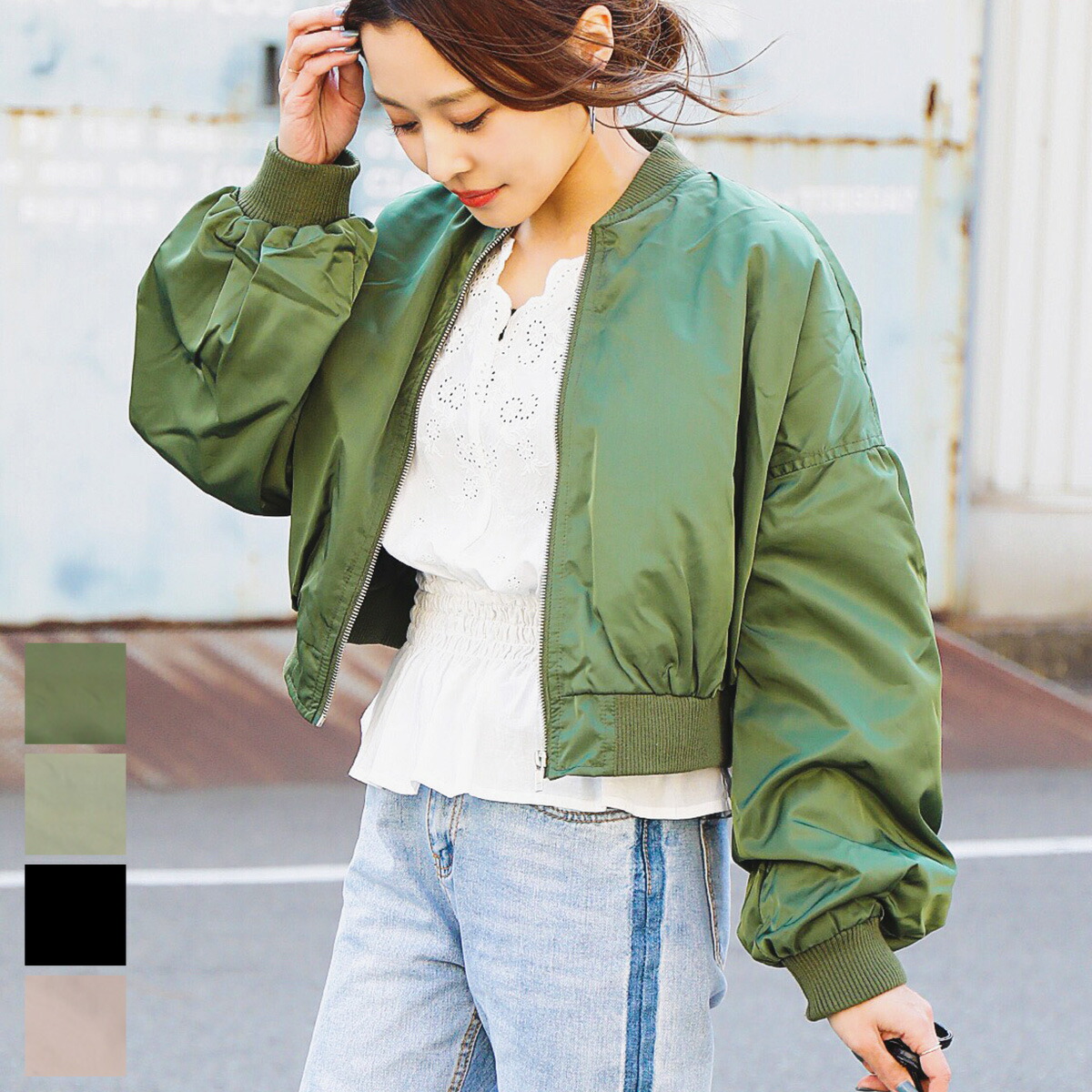 楽天市場】MA-1 レディース オーバーサイズ 2019AW アウター ショート