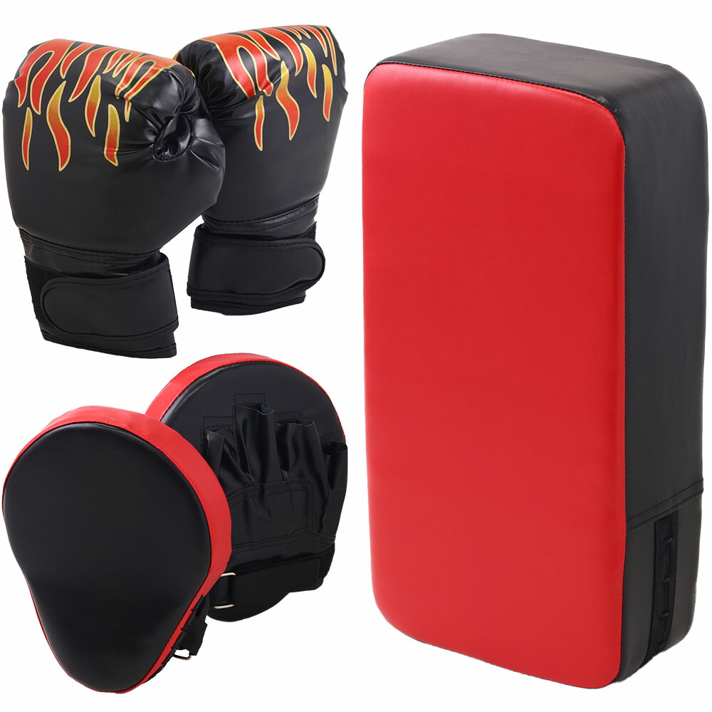 楽天市場】ボクシング グローブ ミット セット キックミット 【 5点