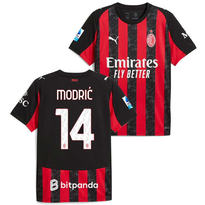 マリオ・バロテッリ ＃45 ACミラン 13／14（H） 長袖×フルパッチ