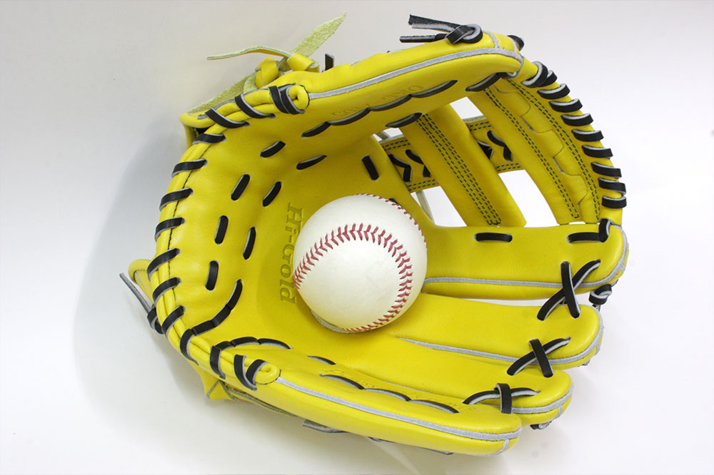 楽天市場】ハイゴールド 軟式グローブ 己極 OKG-7105 SRレモンイエロー