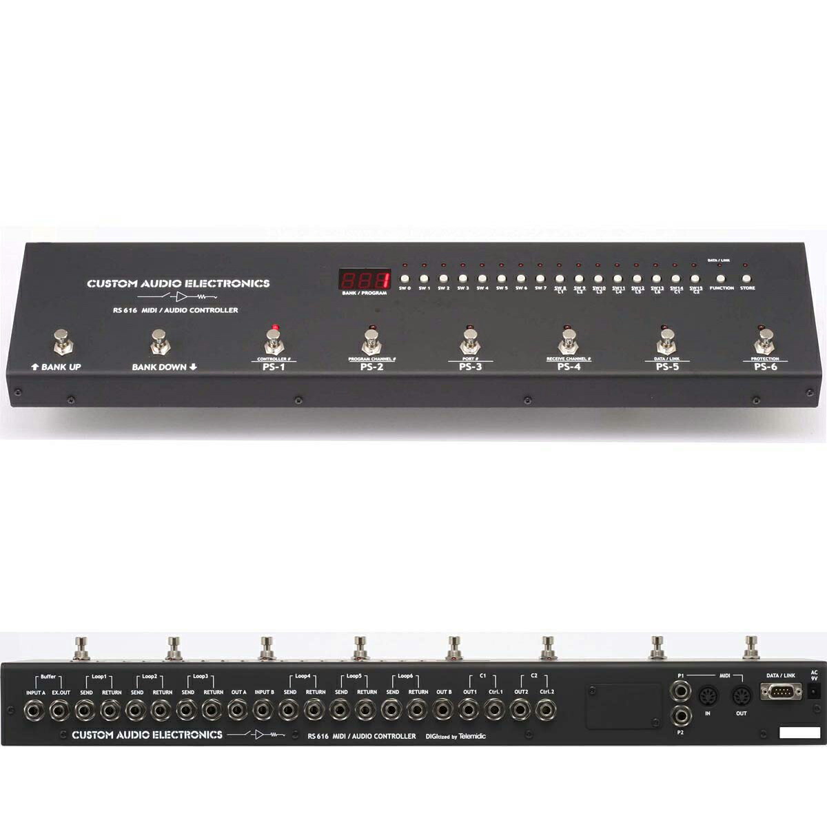楽天市場】Custom Audio Japan MIDI & Audio Controller RS616 新品