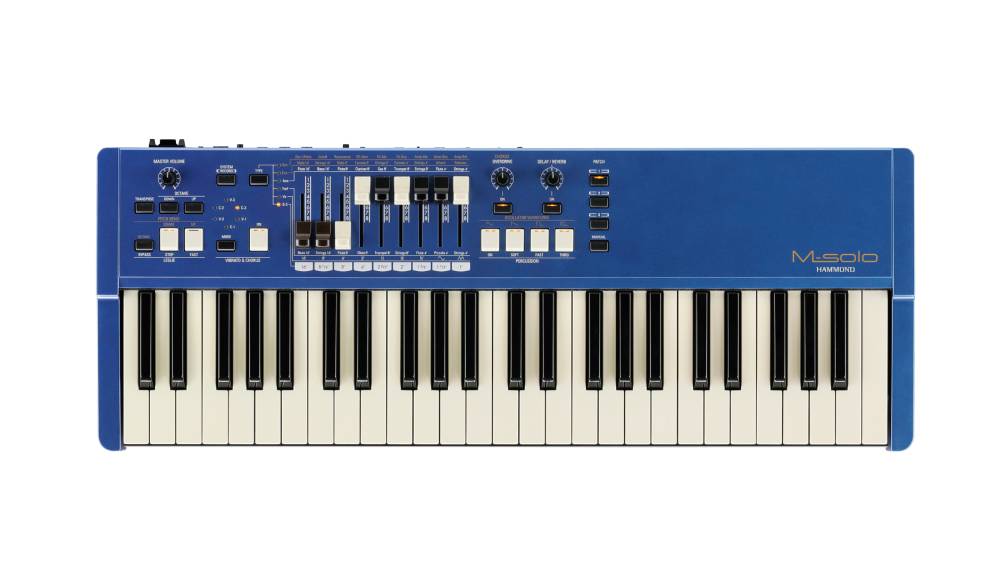 楽天市場】【限定ブルーカラー】Hammond ドローバーキーボード M-solo