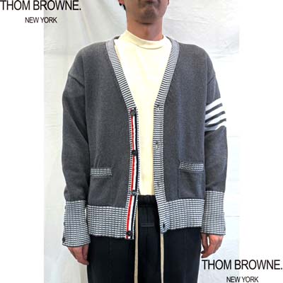 楽天市場】トムブラウン THOM BROWNE カーディガン メンズ アーム4BAR