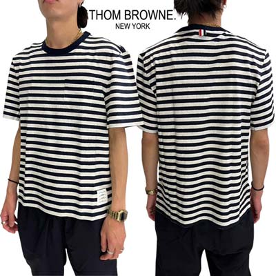 楽天市場】トムブラウン THOM BROWNE Tシャツ メンズ 半袖 サイド裾