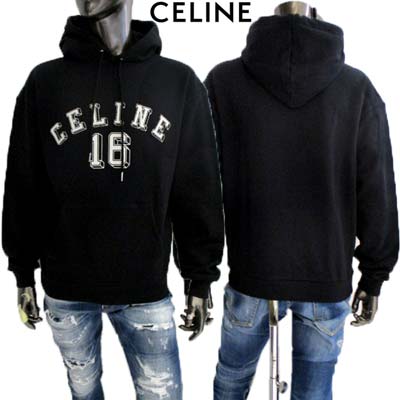 楽天市場】セリーヌ CELINE パーカー メンズ フーディ スウェット