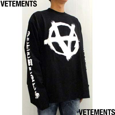 楽天市場】VETEMENTS ヴェトモン ロンT ロングTシャツ 長袖 ユニ