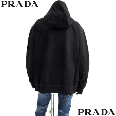楽天市場】PRADA プラダ パーカー フーディ メンズ フロント