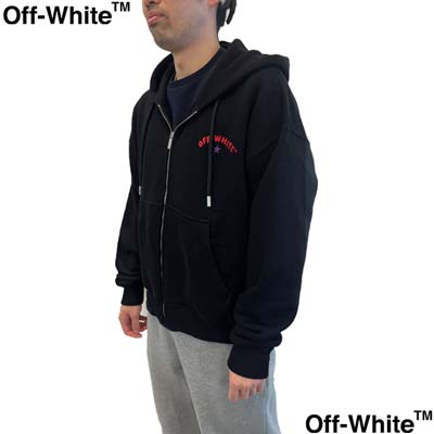 楽天市場】OFF-WHITE オフホワイト パーカー メンズ フーディ ジップ