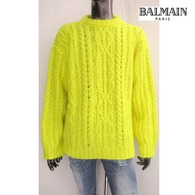 楽天市場】バルマン BALMAIN メンズ トップス ニット セーター ネオン
