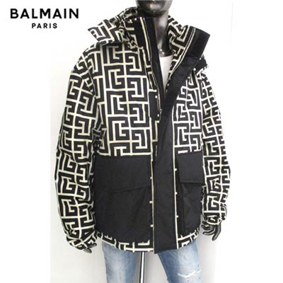 楽天市場】バルマン BALMAIN メンズ アウター ジャケット ロゴ 総柄