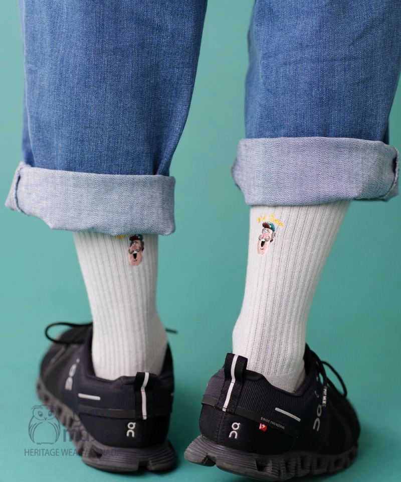 楽天市場】ジムマスター公式 WellDone刺繍カラーソックス靴下 クルー