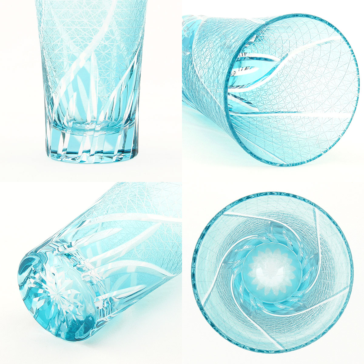 楽天市場】ガラス 切子ビールジョッキー ペア セット 400cc コリティ