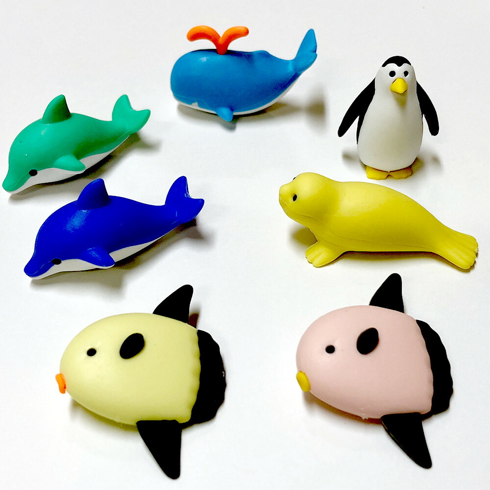 楽天市場】おもしろ消しゴム 海のなかまフィギュア消しゴム 日本の