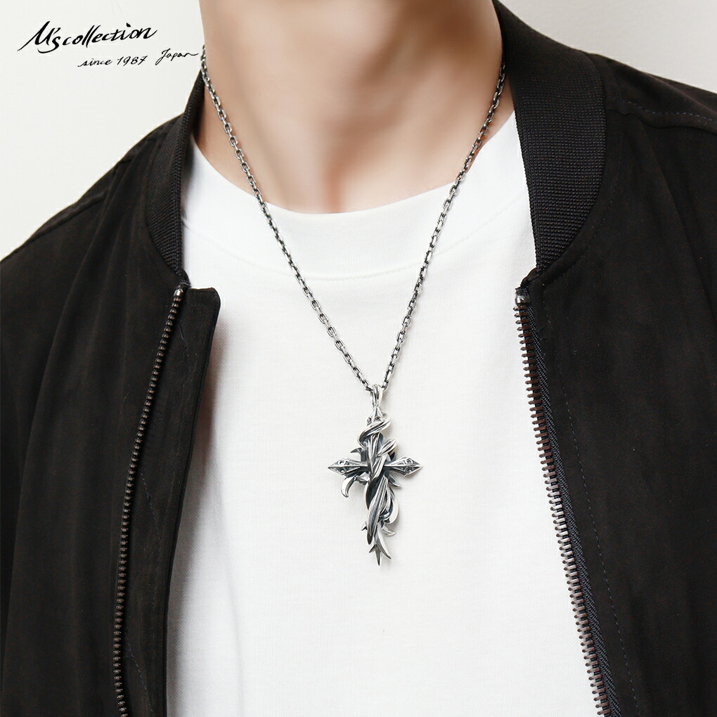 楽天市場】エムズコレクション シャープ エッジ クロス シルバー