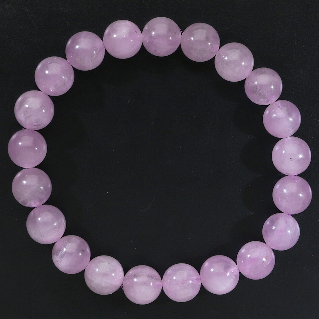 楽天市場】クンツァイト ブレスレット 9mm 18cm メンズ M レディース L