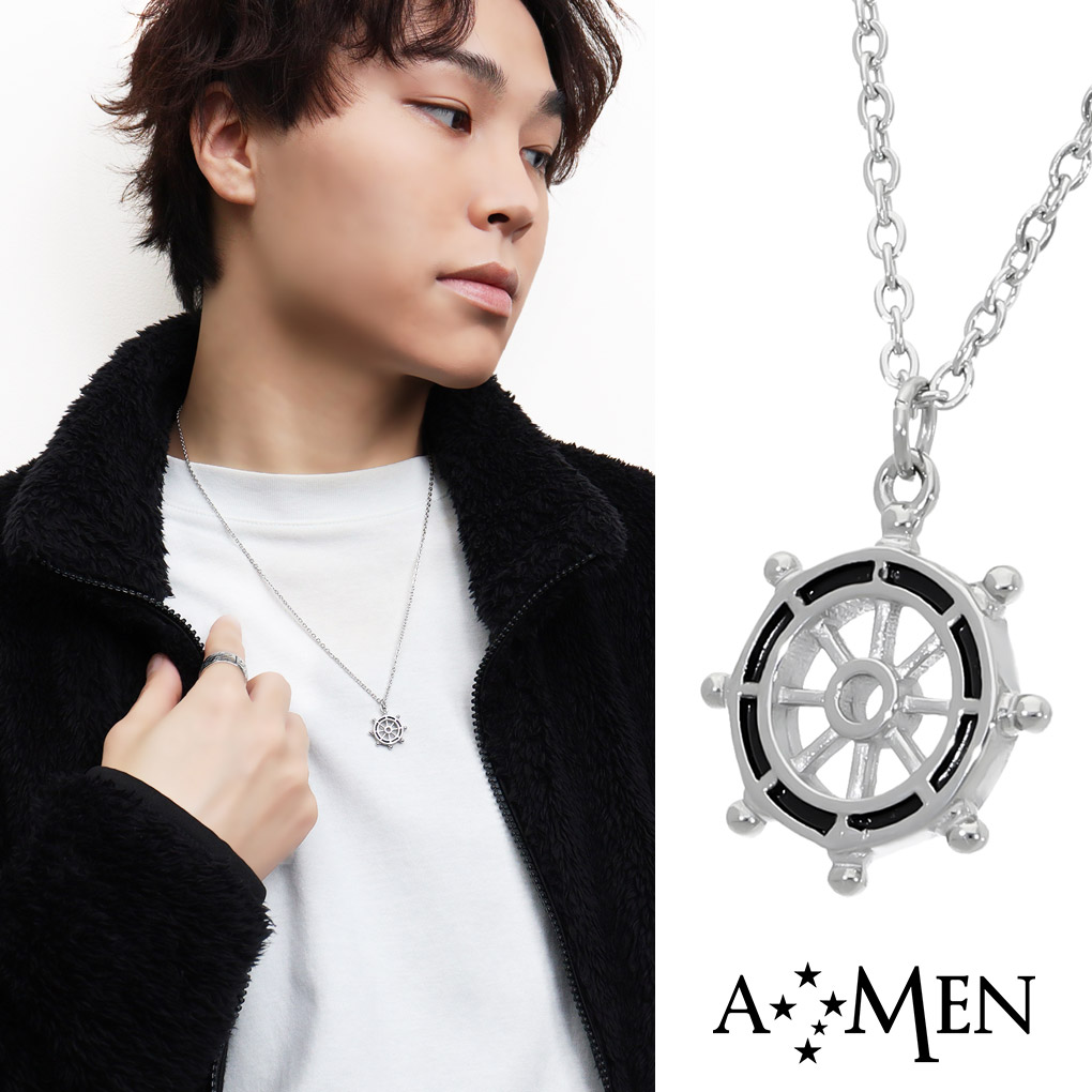 楽天市場】AMEN アメン 操舵輪 ステンレス ネックレス ペンダント