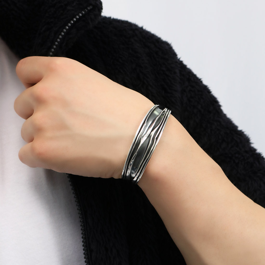 楽天市場】ヴィンテージ パターン シルバー バングル ブレスレット