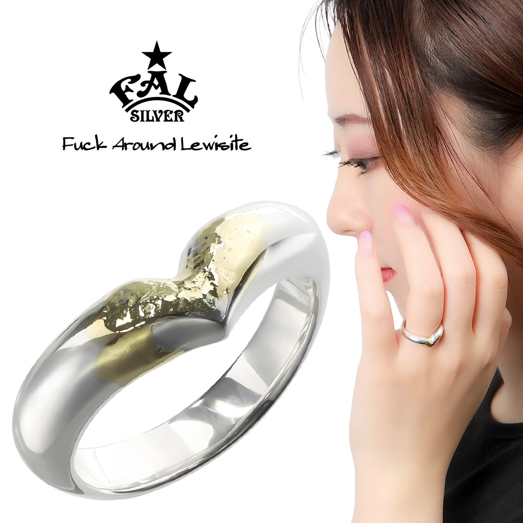 楽天市場】F.A.L K18 メルティングシンプリズム ハート リング 指輪 1