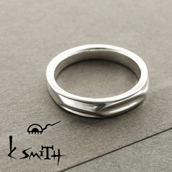 楽天市場】K-SMITH シンプル 槌目 リング 11〜21号 シルバー