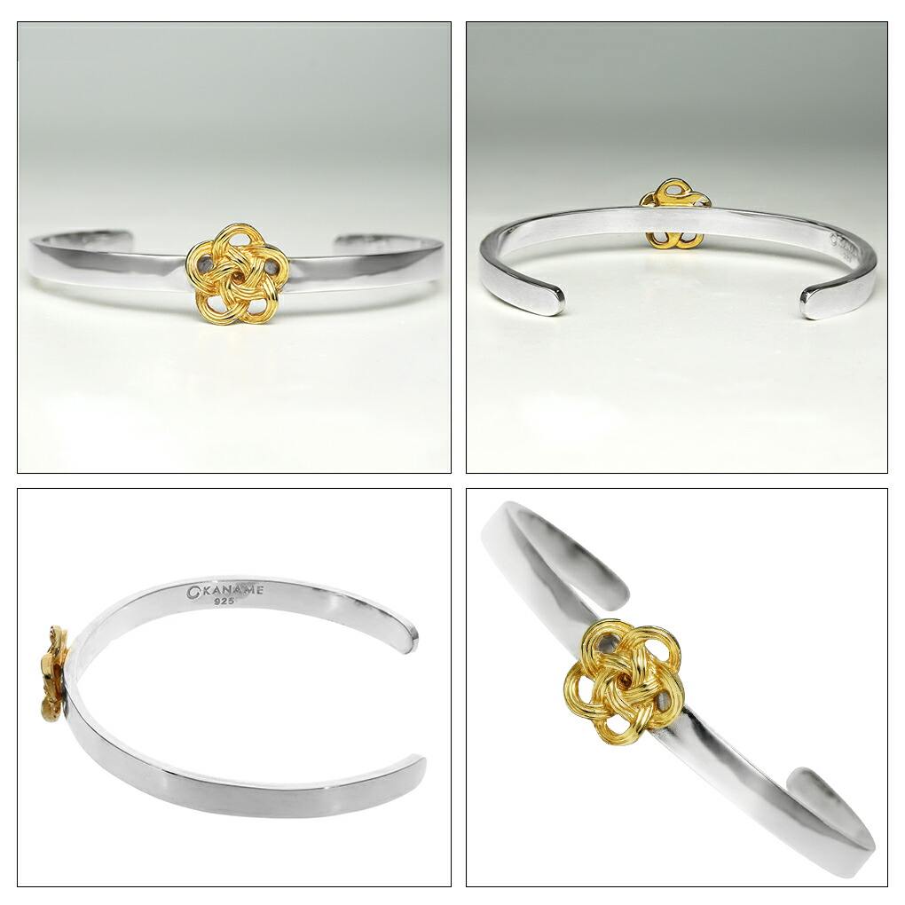 楽天市場】KANAME 金目 カナメ 水引 Mizuhiki シルバーバングル