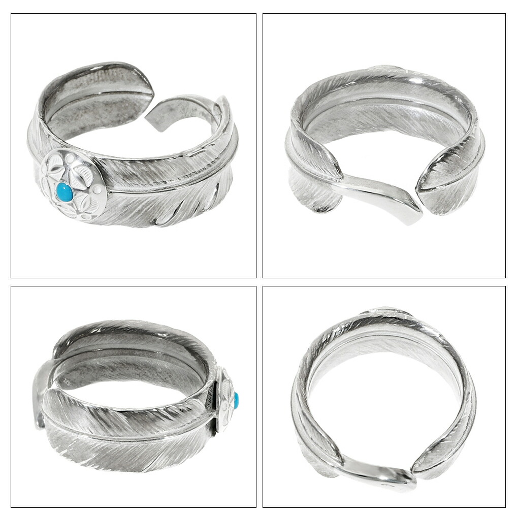 楽天市場】SAITAL スター フェザー ターコイズ シルバー リング 15〜23