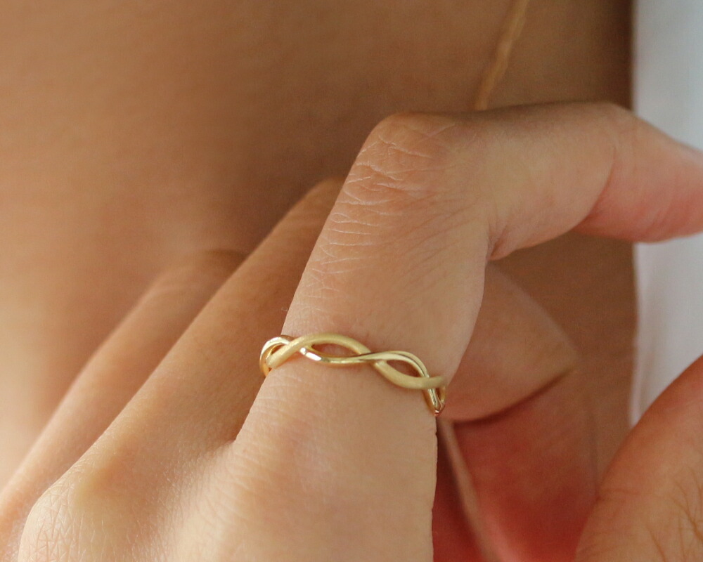 楽天市場】K18 K10 ツイストリング 5号〜16号 送料無料 ゴールド 指輪